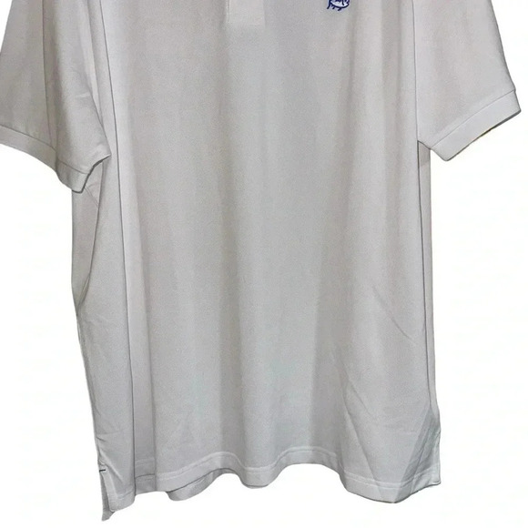 Southern Tide White Short Sleeve Polo Shirt Size XXL - Picture 3 of 8